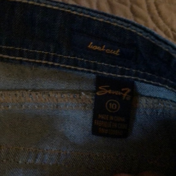 Seven7 jeans size 10 length 33in bootcut - Picture 3 of 7